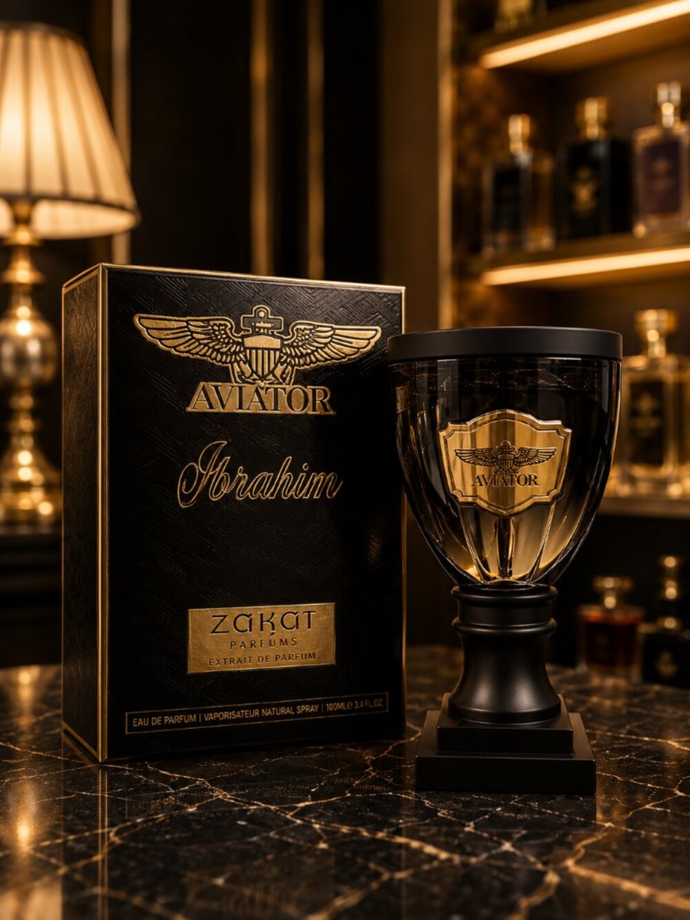 AVIATOR IBRAHIM EDP For Men 00ML (3.4oz) BY ZAKAT